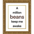 thumbnail image 1 of Prime, Marcus 25x32 Gold Ornate Wood Framed with Double Matting Museum Art Print Titled - Million Beans, 1 of 4