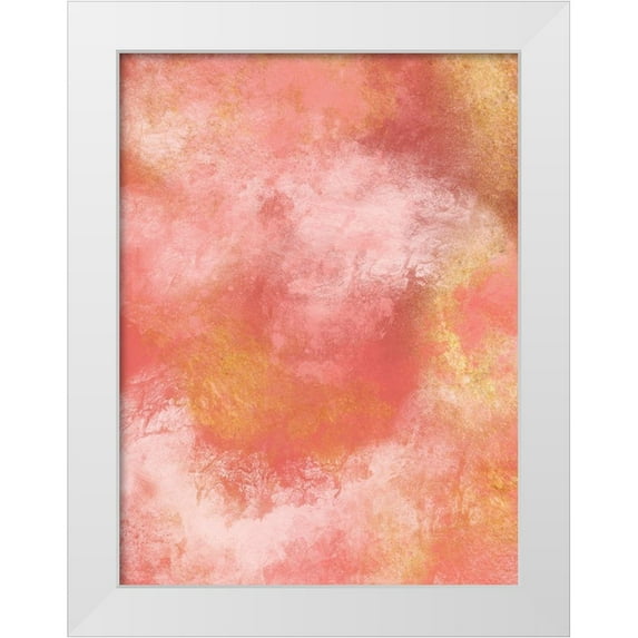 Prime, Marcus 25x32 White Modern Wood Framed Museum Art Print Titled - Living Coral 2