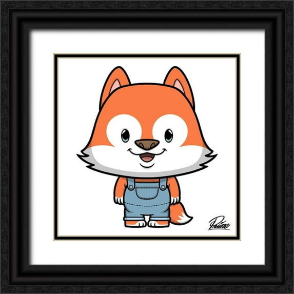 Prime, Marcus 26x26 Black Ornate Wood Framed with Double Matting Museum Art Print Titled - Riley Fox
