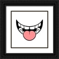 thumbnail image 1 of Prime, Marcus 26x26 Black Ornate Wood Framed with Double Matting Museum Art Print Titled - Smiling 2, 1 of 4