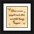thumbnail image 1 of Prime, Marcus 26x26 Black Ornate Wood Framed with Double Matting Museum Art Print Titled - Supportive And Incredible, 1 of 4