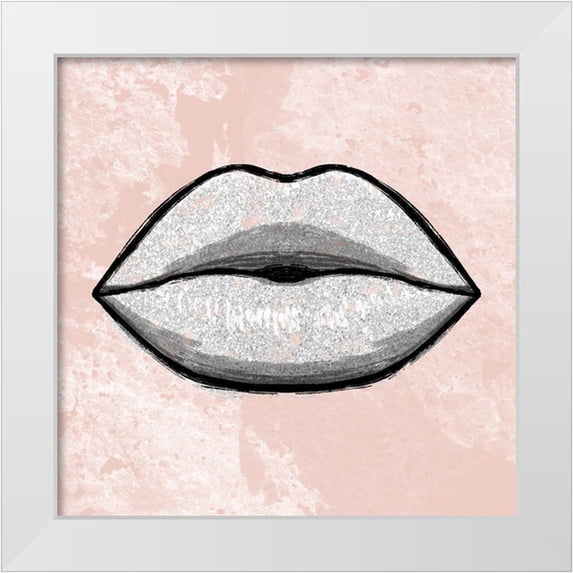 Prime, Marcus 26x26 White Modern Wood Framed Museum Art Print Titled - Glitter Fashion 3
