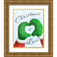 thumbnail image 1 of Prime, Marcus 26x32 Gold Ornate Wood Framed with Double Matting Museum Art Print Titled - Christmas Is Love 2, 1 of 4
