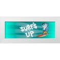 thumbnail image 1 of Prime, Marcus 32x13 White Modern Wood Framed Museum Art Print Titled - Surfs Up 2, 1 of 4