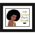 thumbnail image 1 of Prime, Marcus 32x25 Black Ornate Wood Framed with Double Matting Museum Art Print Titled - My Own Worth, 1 of 4