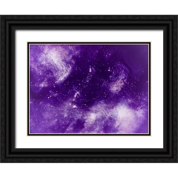 Prime, Marcus 32x25 Black Ornate Wood Framed with Double Matting Museum Art Print Titled - Ultra Violet Deeps