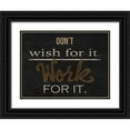 thumbnail image 1 of Prime, Marcus 32x25 Black Ornate Wood Framed with Double Matting Museum Art Print Titled - Work Hard, 1 of 4
