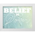thumbnail image 1 of Prime, Marcus 32x25 White Modern Wood Framed Museum Art Print Titled - Belief Is Power 1, 1 of 4