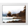 thumbnail image 1 of Prime, Marcus 32x25 White Modern Wood Framed Museum Art Print Titled - Brass Landscape 1, 1 of 4