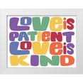 thumbnail image 1 of Prime, Marcus 32x25 White Modern Wood Framed Museum Art Print Titled - Love Is Patient, 1 of 4