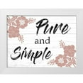 thumbnail image 1 of Prime, Marcus 32x25 White Modern Wood Framed Museum Art Print Titled - Pure And Simple, 1 of 4