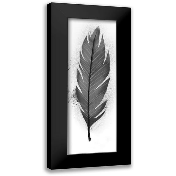 Prime, Marcus 7x14 Black Modern Framed Museum Art Print Titled - Wonder Feather 1