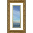 thumbnail image 1 of Prime, Marcus 7x14 Gold Ornate Wood Framed with Double Matting Museum Art Print Titled - Ocean Breeze 1, 1 of 4