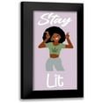 thumbnail image 1 of Prime, Marcus 9x14 Black Modern Framed Museum Art Print Titled - Stay Lit Girl, 1 of 5