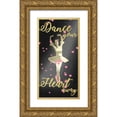 thumbnail image 1 of Prime, Marcus 9x14 Gold Ornate Wood Framed with Double Matting Museum Art Print Titled - Dance Away, 1 of 4