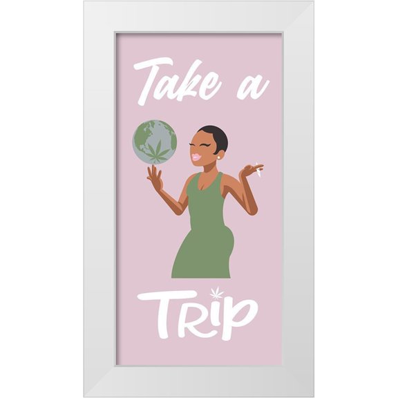Prime, Marcus 9x14 White Modern Wood Framed Museum Art Print Titled - Take A Trip