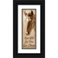 thumbnail image 1 of Prime, Marcus 9x18 Black Ornate Wood Framed with Double Matting Museum Art Print Titled - Wild And Free, 1 of 4