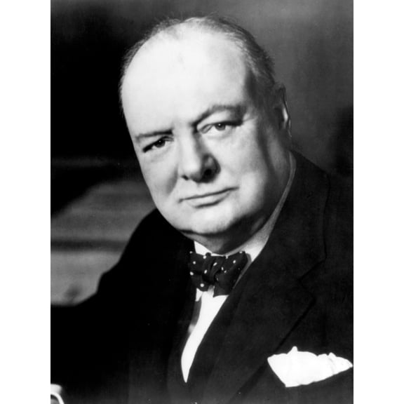 Prime Minister UK Winston Churchill Photo Extra Large XL Wall Art Poster Print