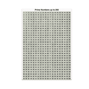 Prime Numbers Educational Wall Art - Math Enthusiast - 13x19 Poster Print