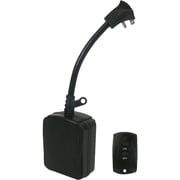 Prime Outdoor Wireless Switch with Remote Control TNOREM02 - Remote Controlled - 3 Piece, Black