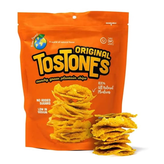 Prime Planet - Original Crunchy Plantain Chips - 3.53 Oz, Case of 8
