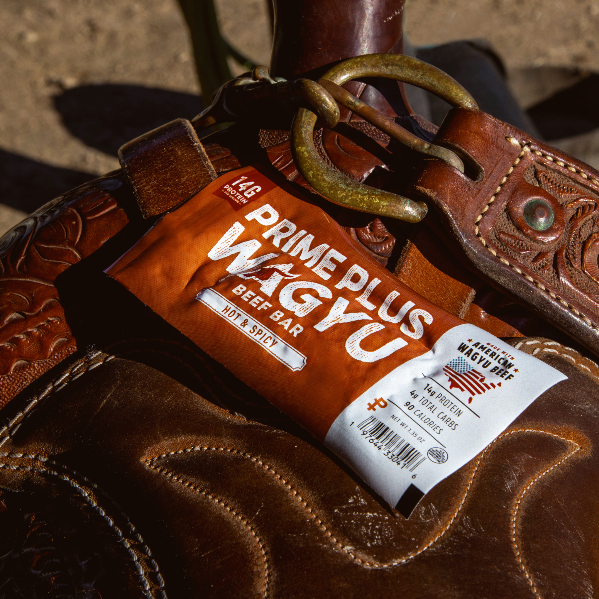 Prime Plus Wagyu Hot & Spicy Flavor Beef Bars-Box of 12