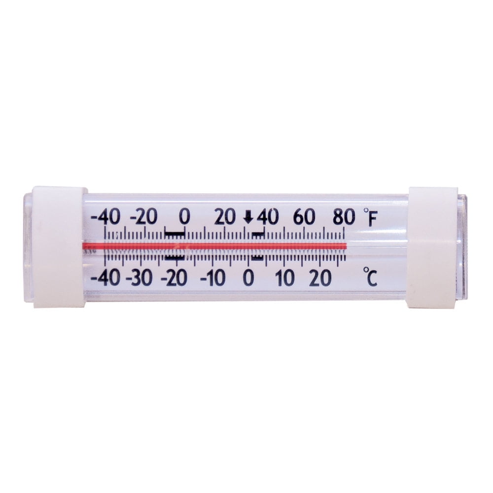 Prime Products 12-3031 Vertical Thermometer for Fridge/Freezer, White
