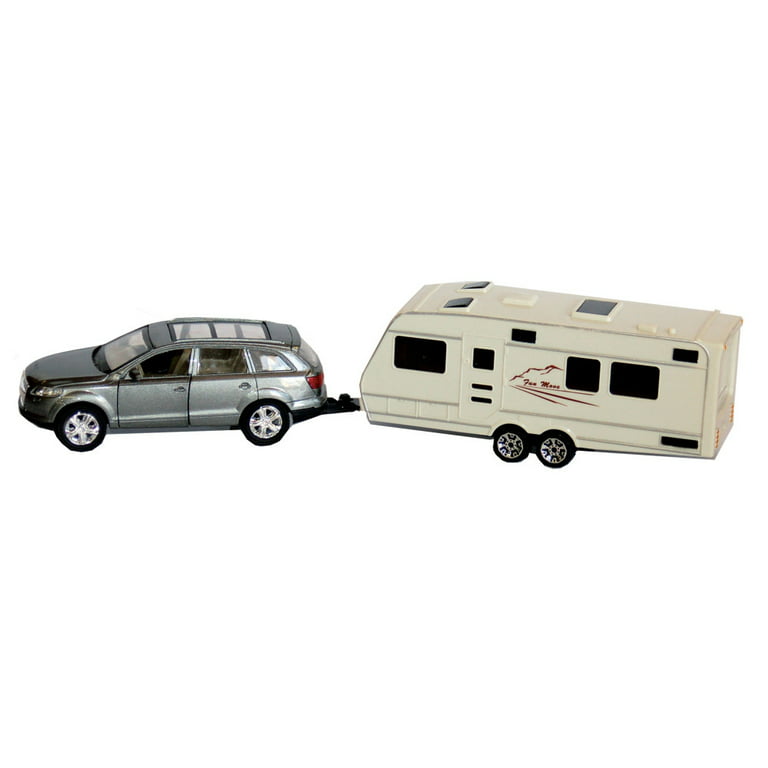  ArtCreativity SUV Toy Car with Trailer and Speedboat