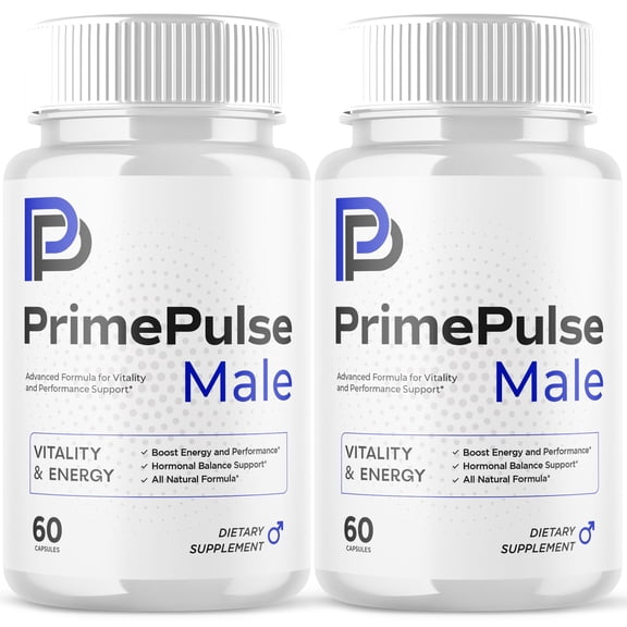 Prime Pulse Advanced Formula Pills All Natural Vitamin Supplement PrimePulse 120 Capsules