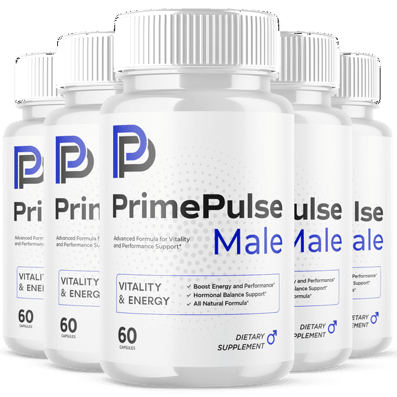 Prime Pulse Advanced Formula Pills All Natural Vitamin Supplement PrimePulse 300 Capsules