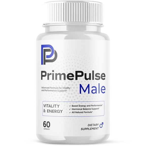 Prime Pulse Advanced Formula Pills All Natural Vitamin Supplement PrimePulse 60 Capsules