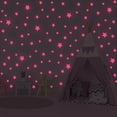 thumbnail image 1 of Prime SHISHIan Colorful Glowing Wall Sticker Kids Room Bedroom Ceiling Art Decal Home Decor Glow In The Dark Sticker Pink，Christmas Decorations，Wallpaper Peel And Stick，Peel And Stick Backsplash, 1 of 4