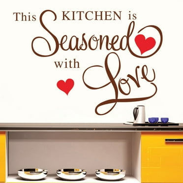 Prime SHISHIan Wall Stickers Decor This Kitchen Wall Sticker Removable Art Home Diy Decals Brown，Disco Ball Classroom Decor，Christmas Decorations，Wallpaper Peel And Stick，Peel And Stick Backsplash