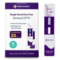 Prime Screen - [10 Pack] - Fentanyl Urine Drug Test Kit with 20 ng/mL cut-off level- Medically Approved Urine Drug Screening Test - Detecting Any Form of Fentanyl Test - WFTY-114