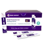 Prime Screen - [25 Pack] - Fentanyl Urine Drug Test Kit with 20 ng/mL cut-off level- Medically Approved Urine Drug Screening Test - Detecting Any Form of Fentanyl Test - WFTY-114