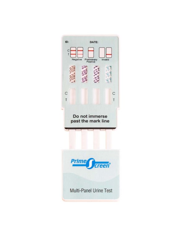 - 4 Panel Urine Drug Test Kit - Marijuana (THC), Nicotine (COT), Alcohol (EtG), Fentanyl (FTY) – [5 Pack] WDOA-242