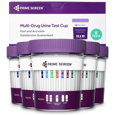 Prime Screen - 7 Panel Instant Urine Drug Testing Cup Kit _ [10 Pack] T-274