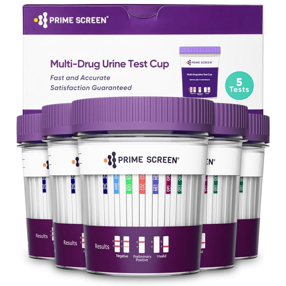 Prime Screen - 7 Panel Instant Urine Drug Testing Cup Kit _ [10 Pack] T-274