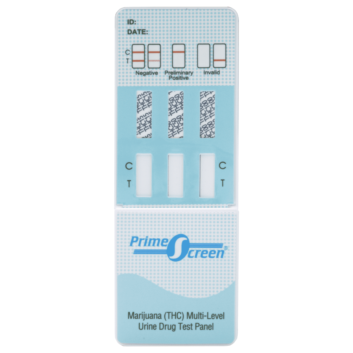 Prime Screen Marijuana (THC) MultiLevel Home Urine Test Kit, at 15 ng Prime Screen Marijuana (THC) MultiLevel Home Urine Test Kit, at 15 ng