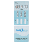 Prime Screen Marijuana (THC) Multi-Level Home Urine Test Kit, at 15 ng/mL, 50 ng/mL, and 100 ng/mL - [5 Pack]