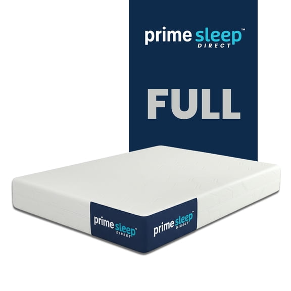 Prime Sleep Direct 6 Inch Memory Foam Mattress Medium Firm, Cooling Comfort, USA Made, Full & Twin Sizes, Mattress in A Box, Sleep Cooler & Wake Refreshed
