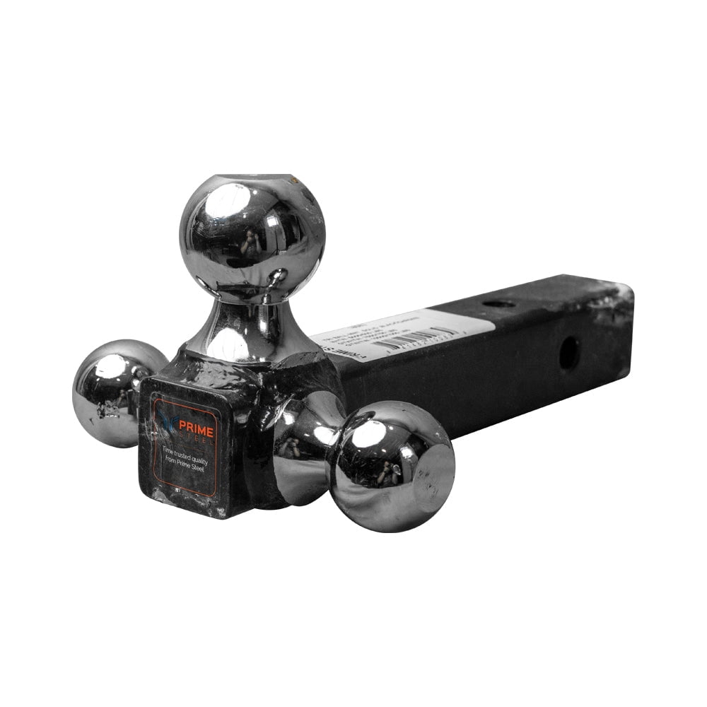 Prime Steel Trailer Tri Ball Tow Ball Mount (5K to 10K Capacity) PS