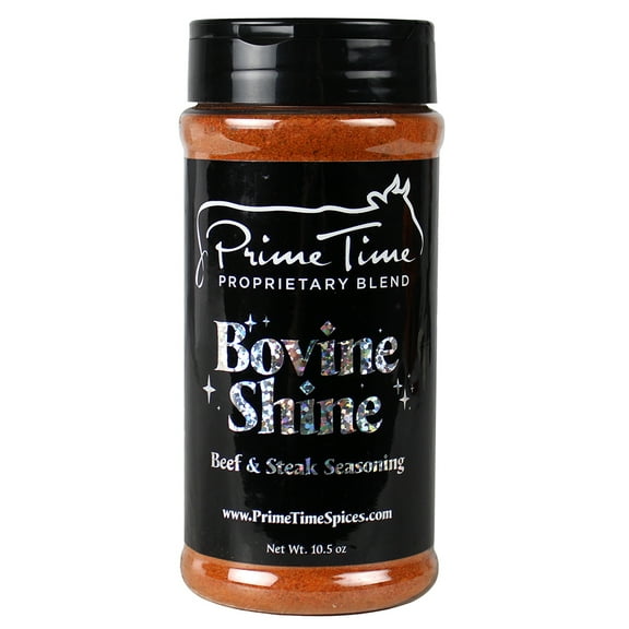 Prime Time Spices' Bovine Shine 9.4 oz 0 Calorie Award Winning Beef Seasoning