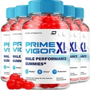 Prime Vigor XL Gummies for Men   PrimeVigor XL Male Gummies All-Natural Supplement, PrimeVigorXL Gummies Reviews, 5 Pack, 300 Gummies