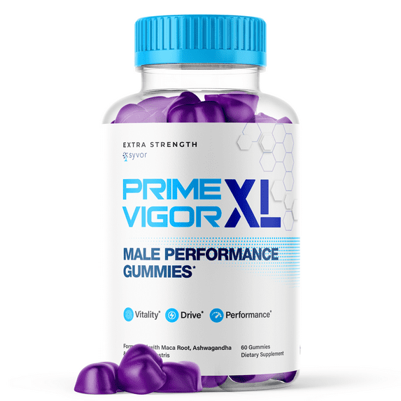 Prime Vigor XL for Men Advanced Formula Supplement with Premium Ingredients 60 Gummies
