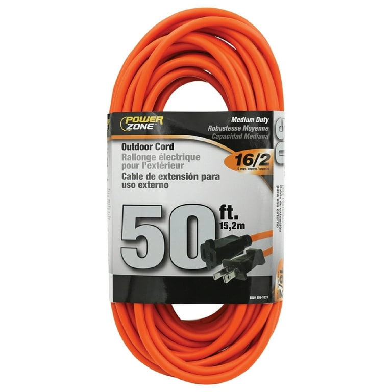 Prime Wire & Cable OR481630 SJTW Extension Cord, 16 AWG, 50' 