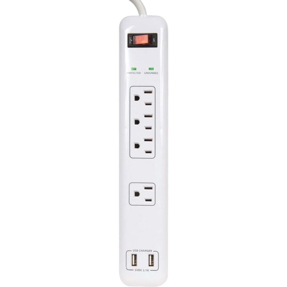 Prime 4 Outlet Surge W/Usb PB505104