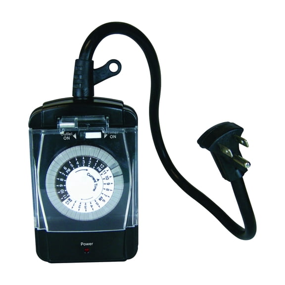Prime Wire & Cable Prime 24-Hour Outdoor Timer - Pack of 16