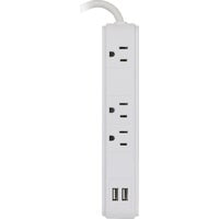 Prime Wire & Cable Prime 3-Outlet Surge Protector Strip
