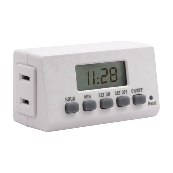 Prime Wire & Cable Prime EZ-Set 24 Hr. Indoor Digital Timer - Pack of 16